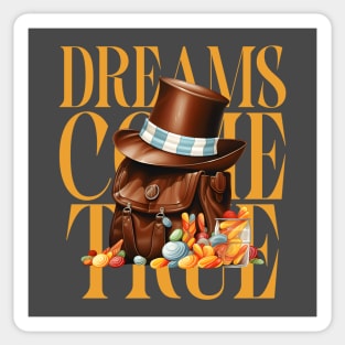 Dreams Come True Chocolate Factory Sticker